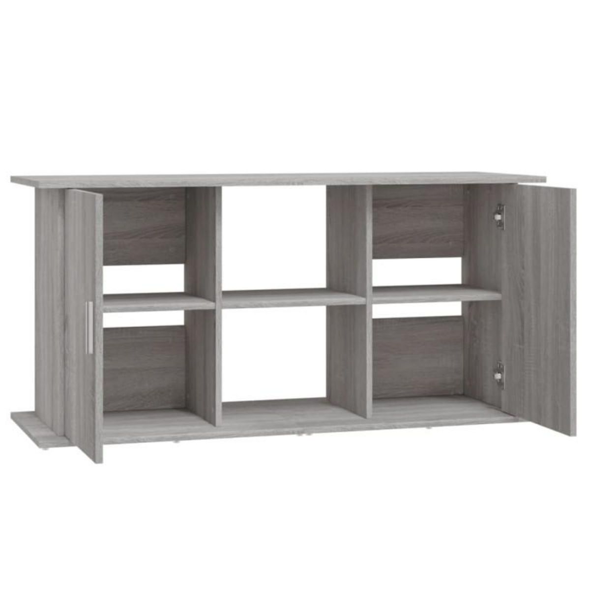 VIDAXL Support pour aquarium sonoma gris 121x41x58cm bois d ingénierie