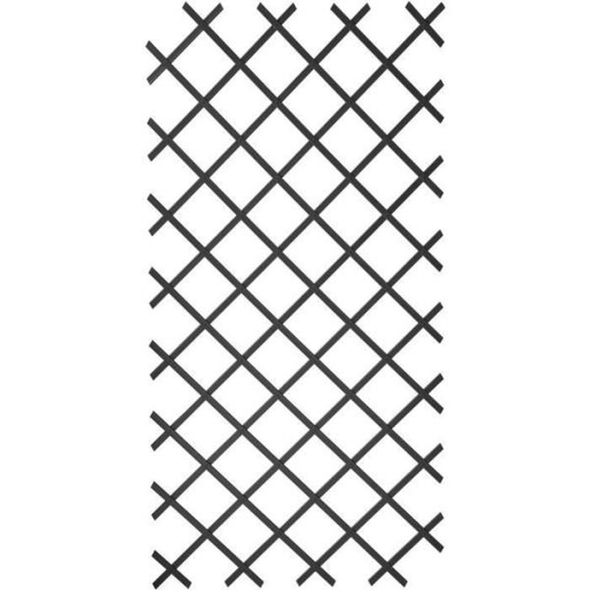 Voir la diapositive 3 : NATURE Treillis extensible - NATURE - En plastique Anthracite - 100 x 200 cm