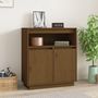 Voir la diapositive 1 : VIDAXL Buffet Marron miel 70x34x80 cm Bois massif de pin