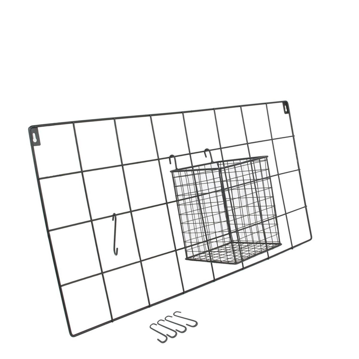 The Home Deco Factory Support mural filaire avec crochets