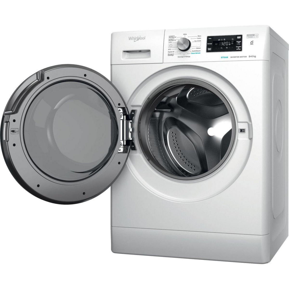 Whirlpool Lave linge séchant hublot FFWDB864489BVFR