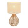 Voir la diapositive 4 : OSTARIA Lampe rotin abat-jour naturel