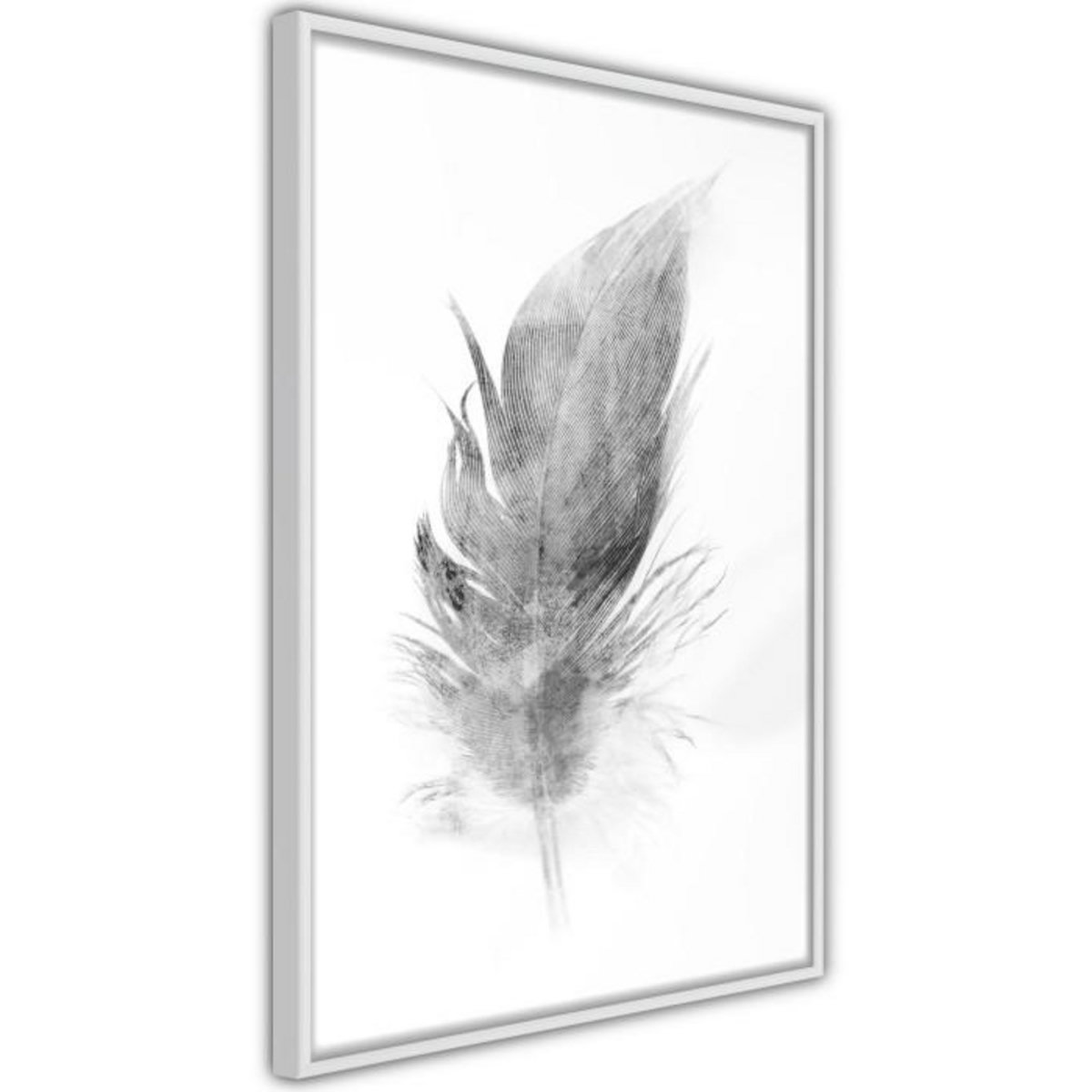 Paris Prix Affiche Murale Encadrée  Lost Feather Grey