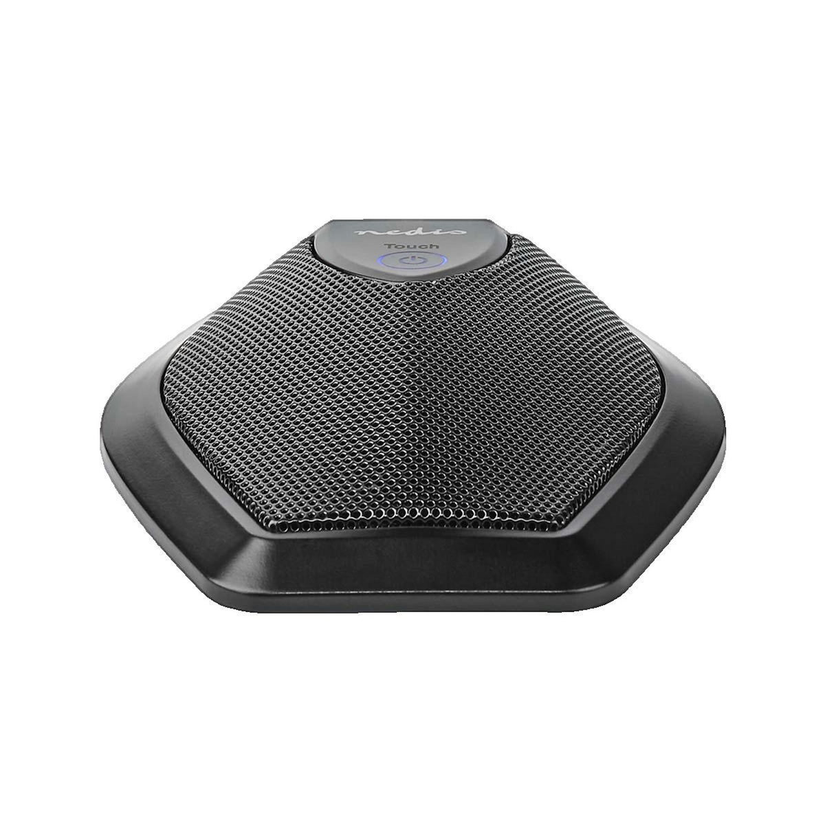 NEDIS Microphone Nedis MICCU100BK avec connexion USB et fonction mute tactile