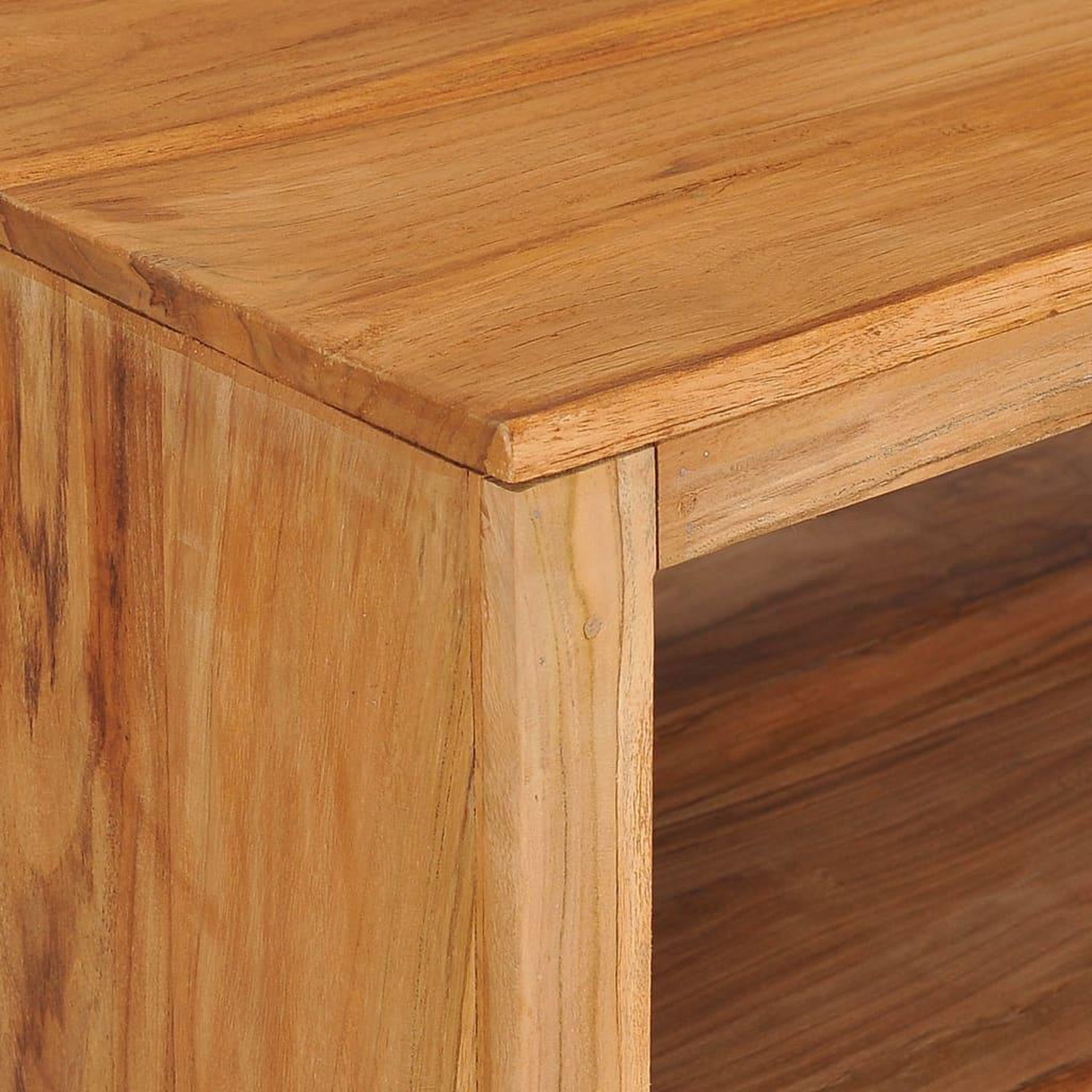 Voir la diapositive 4 : VIDAXL Table basse 110x60x40 cm bois de teck massif