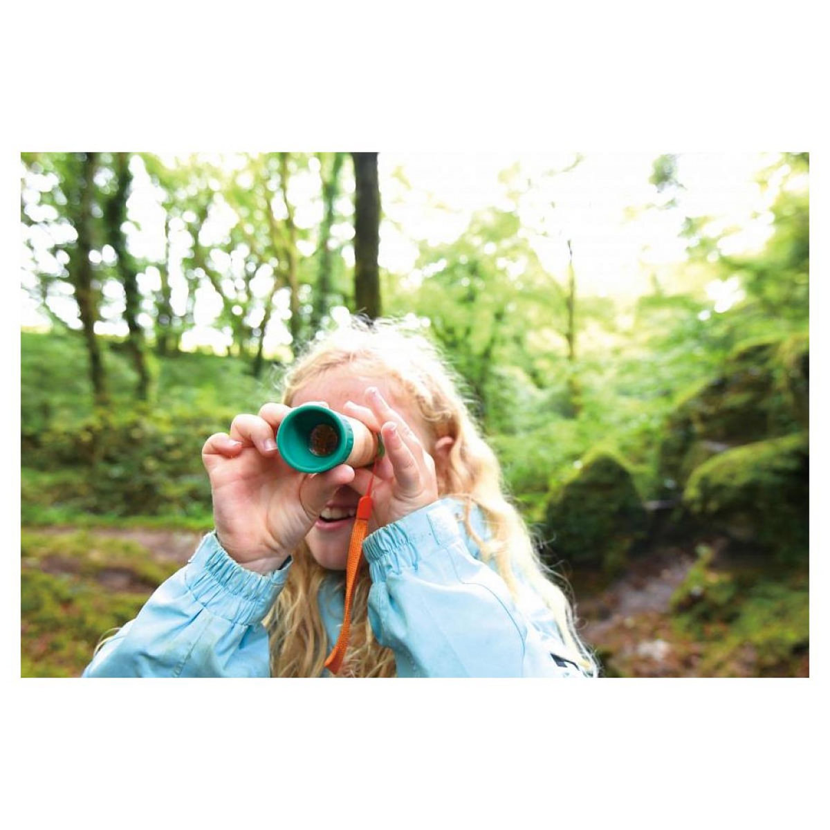 Hape Télescope Réglable en Bambou avec Grossissement 8x pour l'Observation des Oiseaux et de la Nature