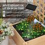 Voir la diapositive 4 : OUTSUNNY Jardinière avec treillis - dim. 100L x 60l x 150H cm - bois sapin pré-huilé
