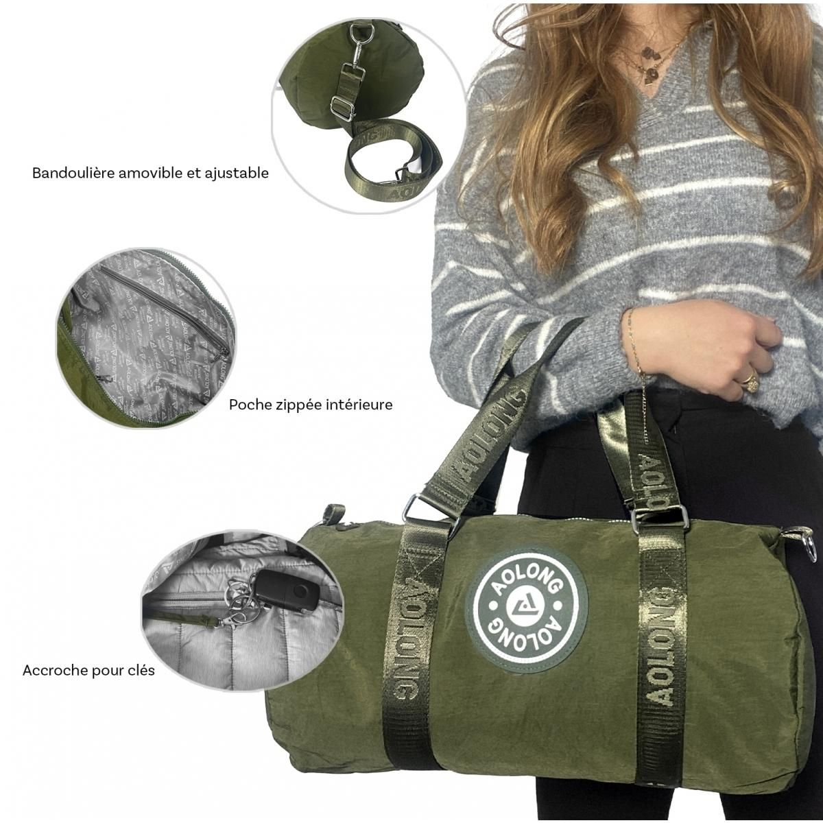 Les Sacs de K'rlot Sac de voyage week-end 17L et sport sans roulettes