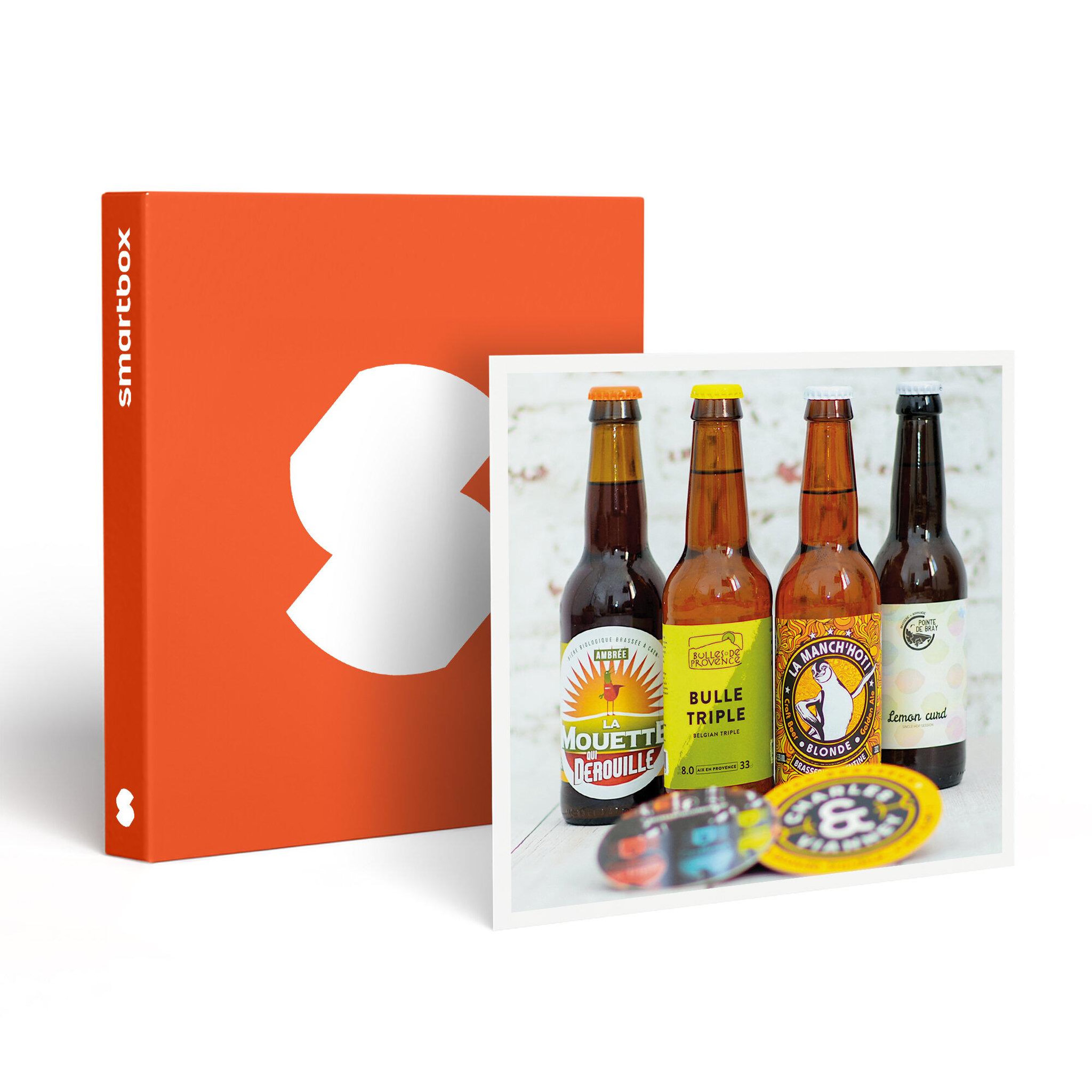 Smartbox Coffret de bières à savourer chez soi - coffret cadeau gastronomie