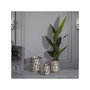Voir la diapositive 6 : Paris Prix Lot de 3 Cache-Pots en Métal  Silv  38cm Argent