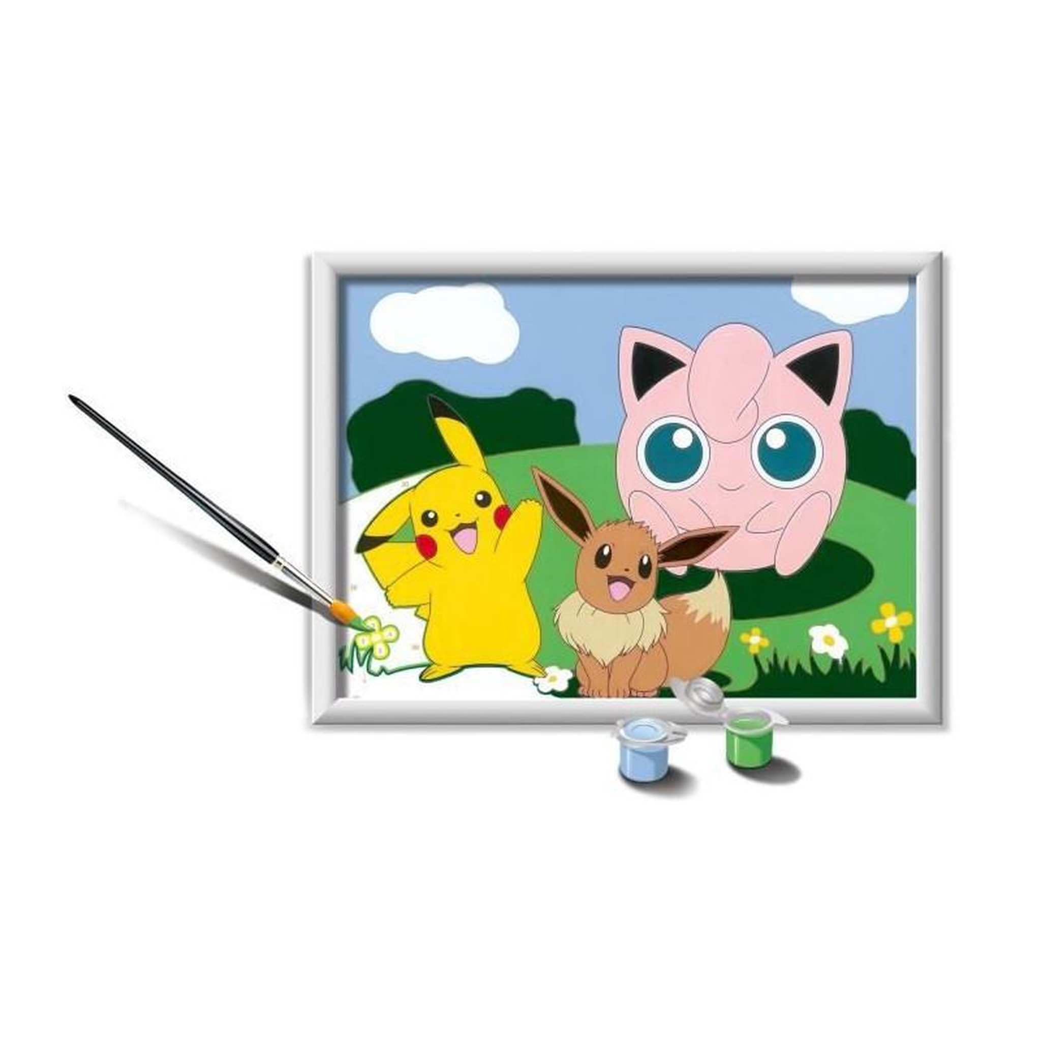 Voir la diapositive 2 : RAVENSBURGER CreArt Kids 18x24cm Pokemon, Kit de peinture par numéros Numéro d'Art, Des 7 ans, 25839, Ravensburger