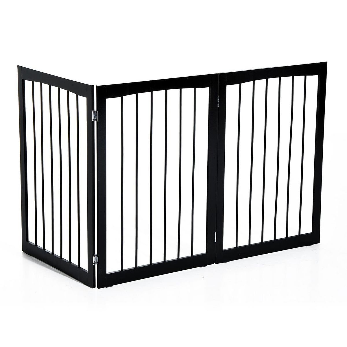 PAWHUT Barrière modulable pliable barrière de sécurité 160L x 76H cm MDF