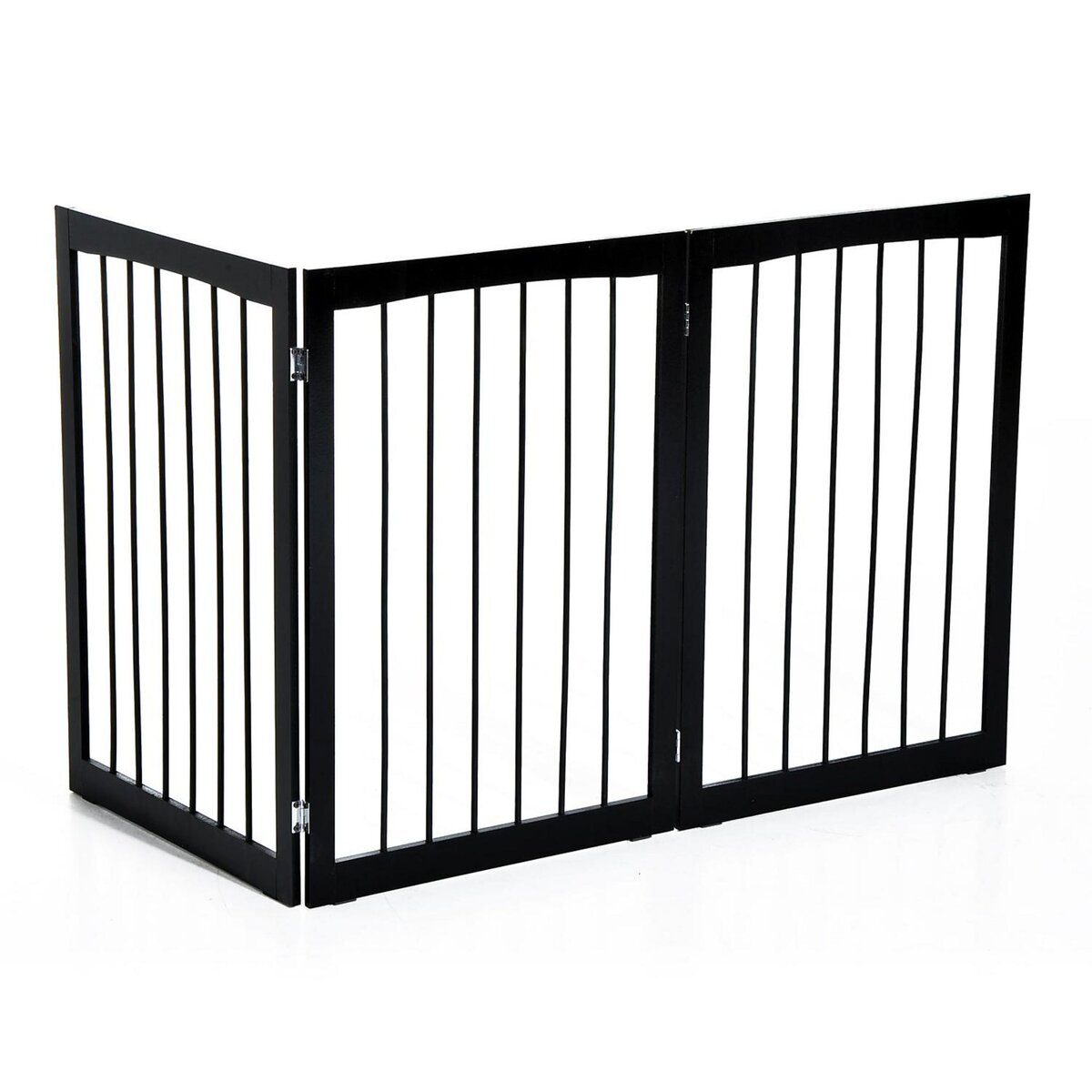 PAWHUT Barrière modulable pliable barrière de sécurité 160L x 76H cm MDF