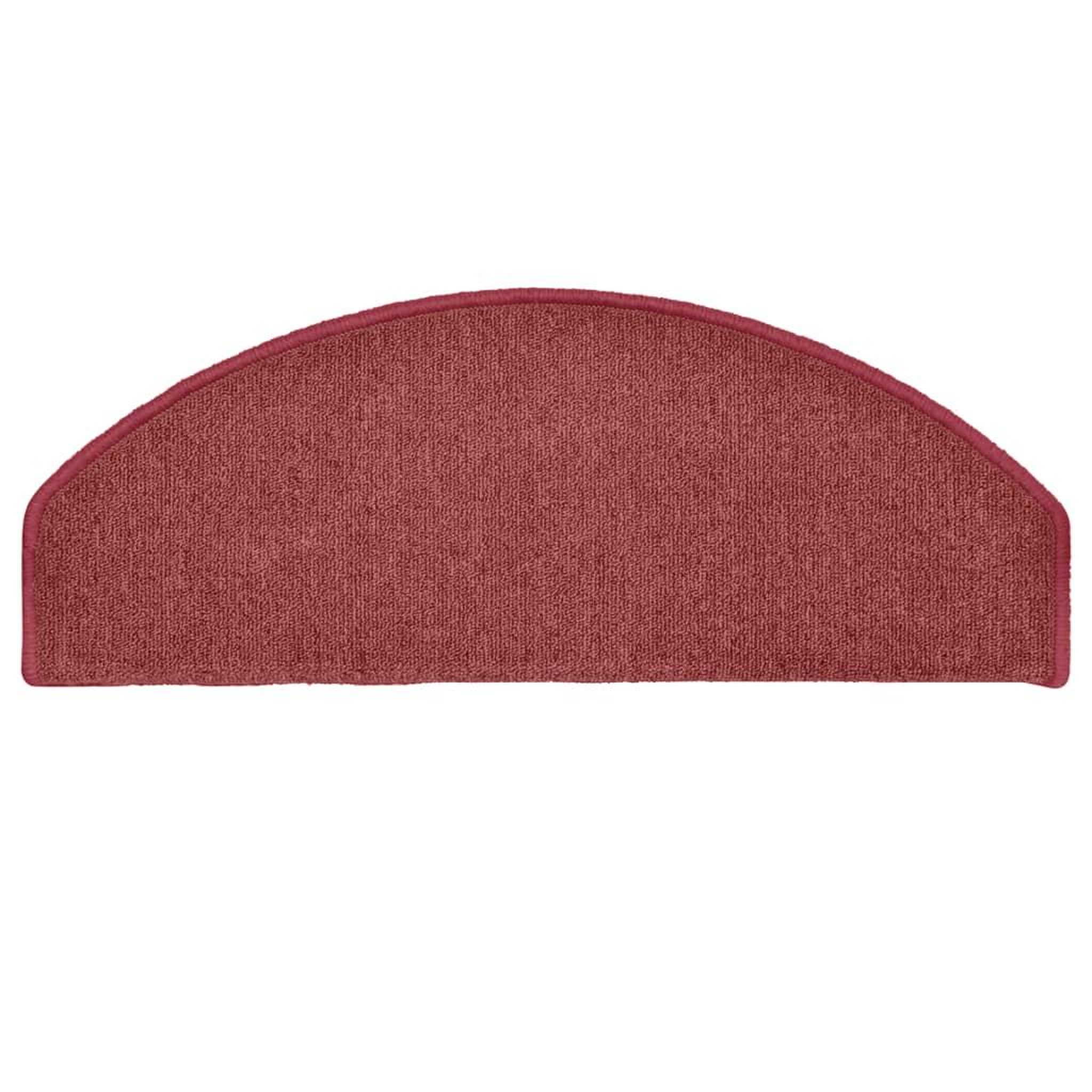 Voir la diapositive 5 : VIDAXL Tapis de marches d'escalier 15 pcs Rouge 65x24x4 cm
