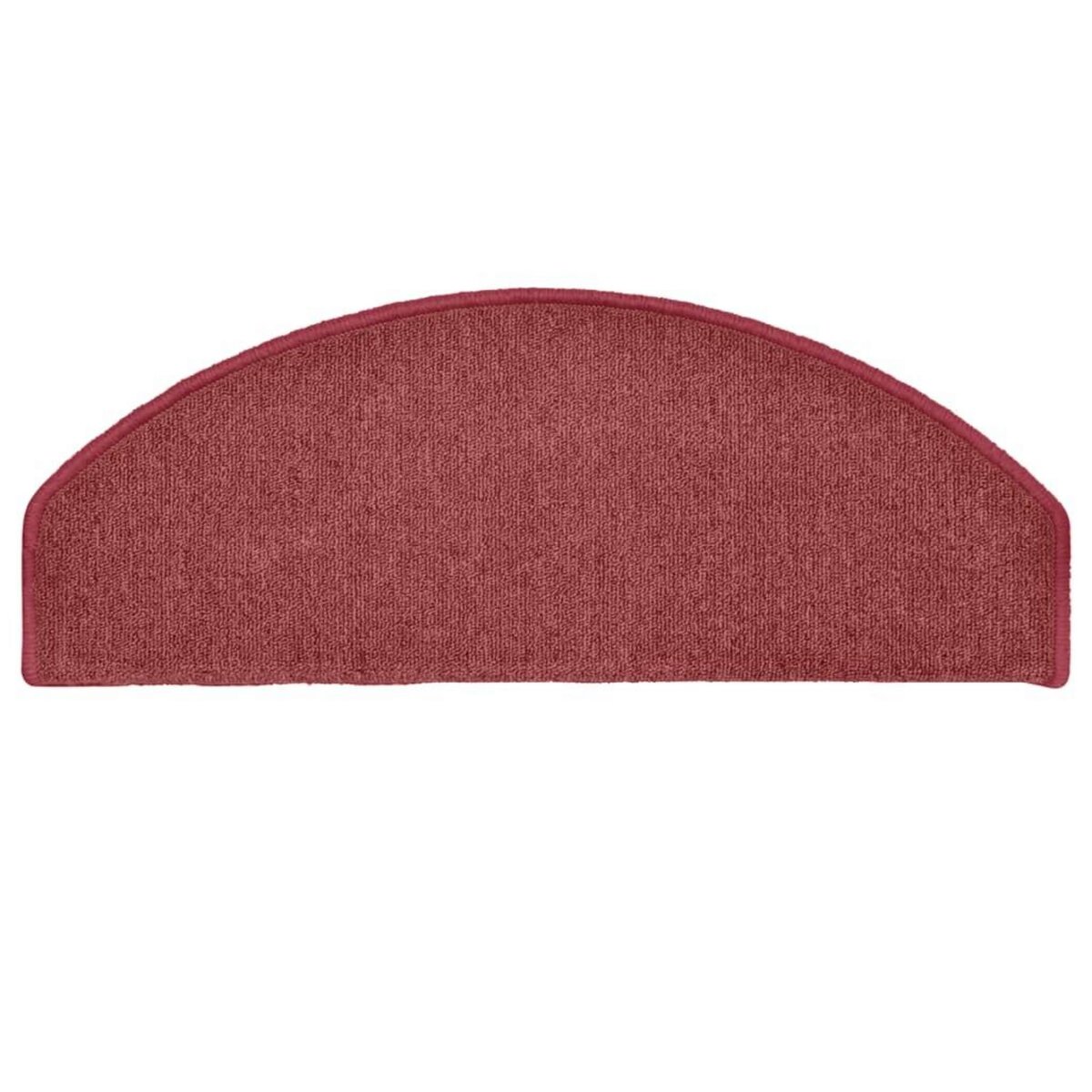 VIDAXL Tapis de marches d'escalier 15 pcs Rouge 65x24x4 cm