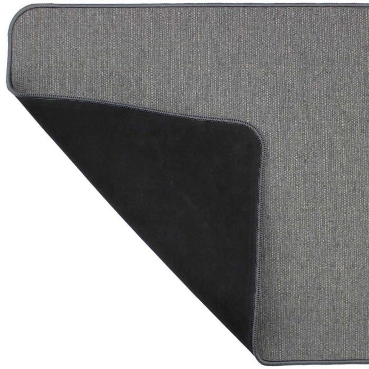 Paris Prix Tapis Déco Tissé Uni  Manea  45x120cm Gris