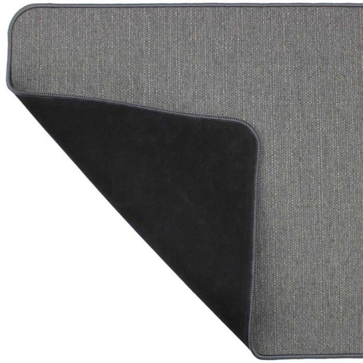 Paris Prix Tapis Déco Tissé Uni  Manea  45x120cm Gris