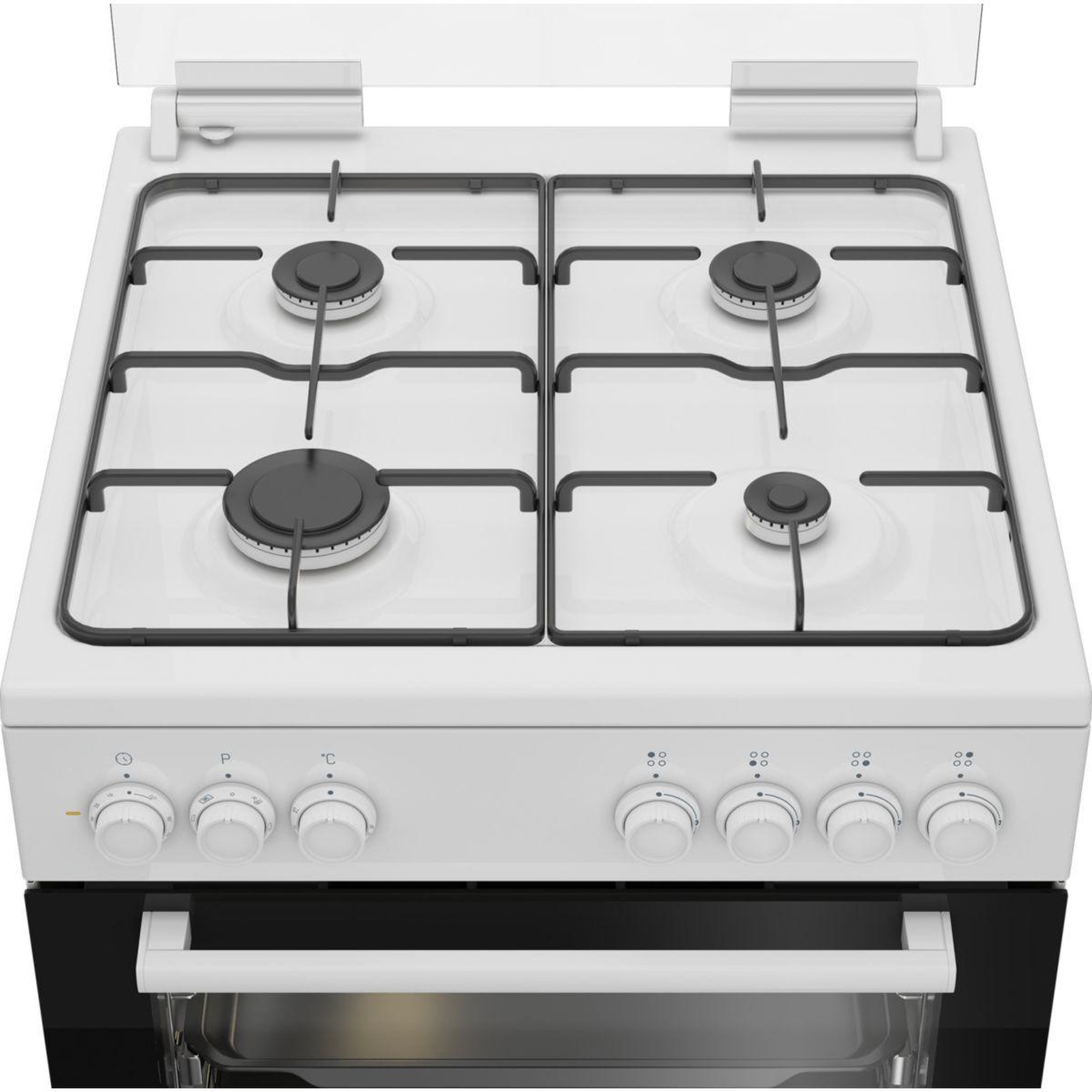 Voir la diapositive 3 : Beko Cuisinière gaz fbe62011wc
