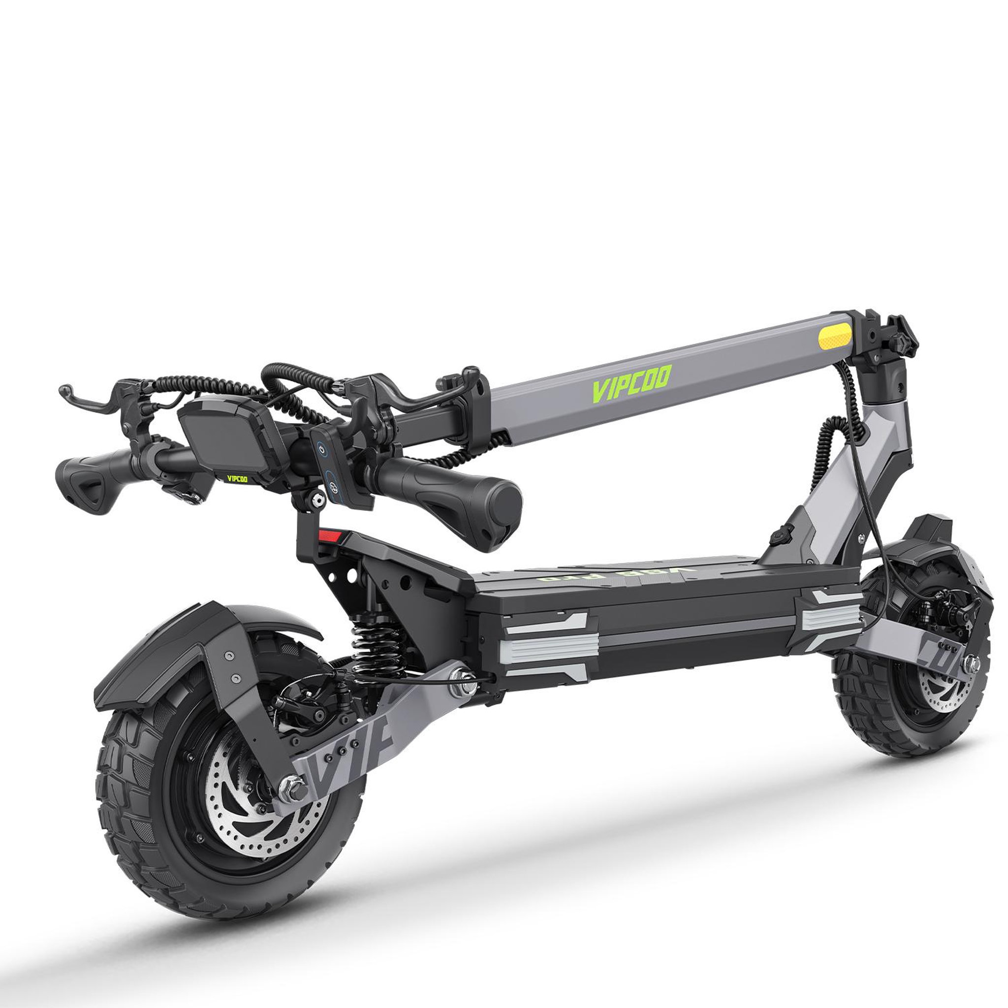 Voir la diapositive 5 : VIPCOO Trottinette électrique VIPCOO VS6 Pro, tout-terrain, 52V 20,8Ah, double moteurs, verrouillage NFC