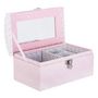 Voir la diapositive 2 : Atmosphera Kids Boîte à Bijoux & Miroir  Demoiselle  19cm Rose