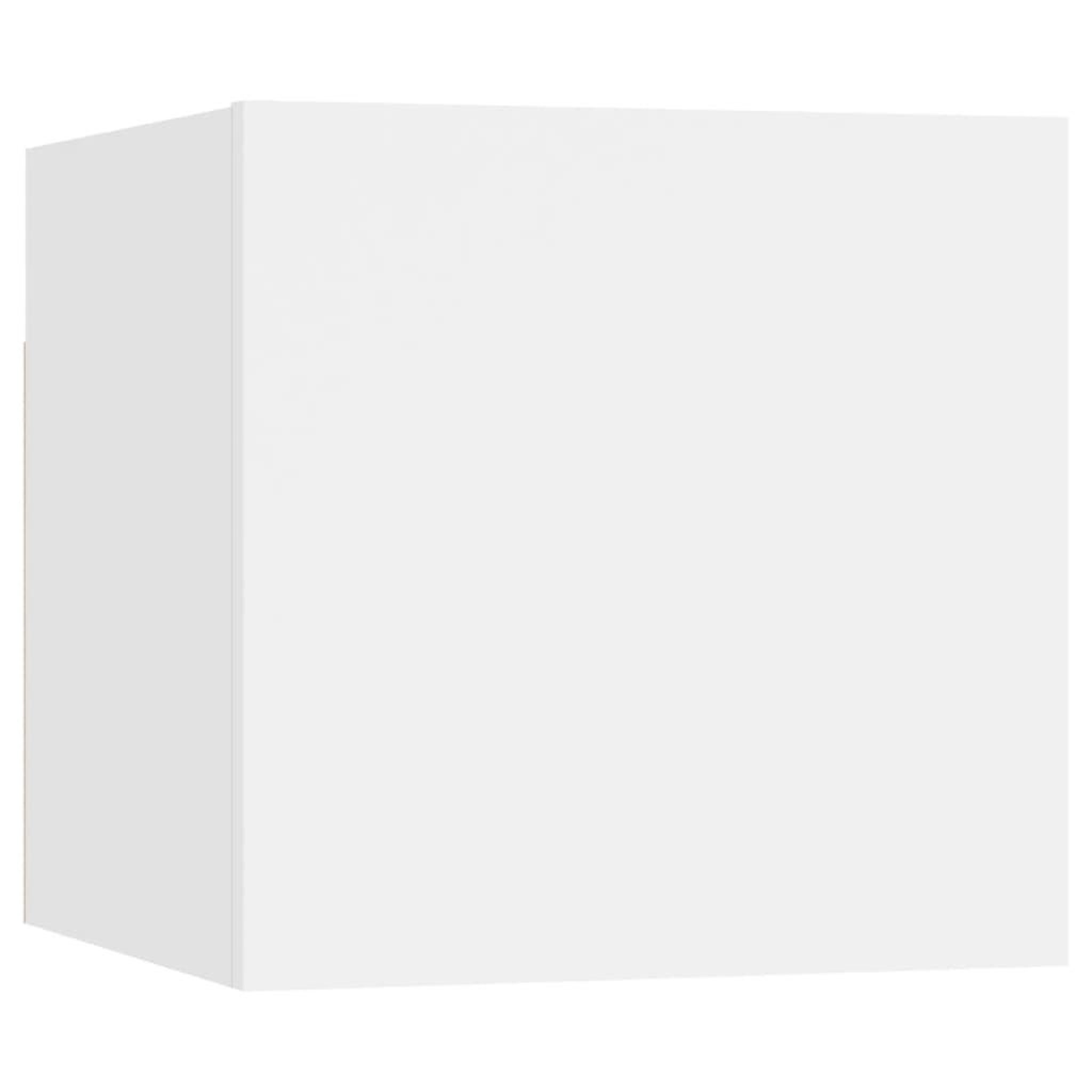 Voir la diapositive 2 : VIDAXL Meuble TV mural Blanc 30,5x30x30 cm