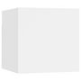 Voir la diapositive 2 : VIDAXL Meuble TV mural Blanc 30,5x30x30 cm