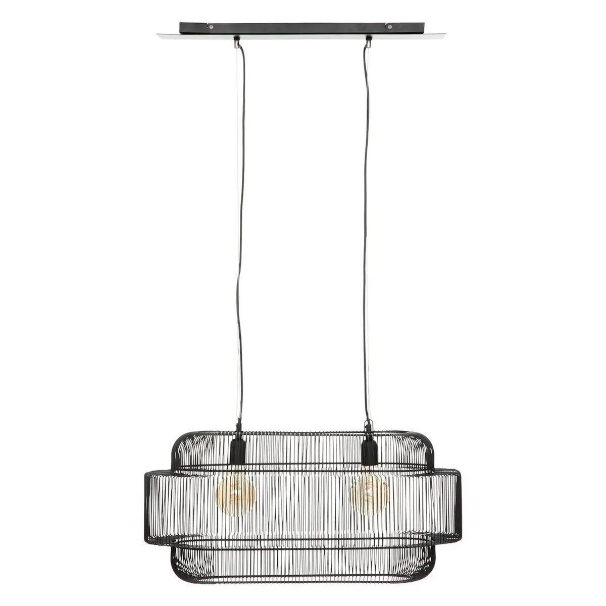 ATMOSPHERA Lampe Suspension en Métal  Stora  72cm Noir