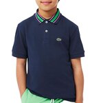 Lacoste Polo  Garçon Lacoste Petit Polo Pique. Coloris disponibles : Bleu