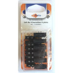 Profile Lot de 4 barrettes 4-6-10² 6 plots