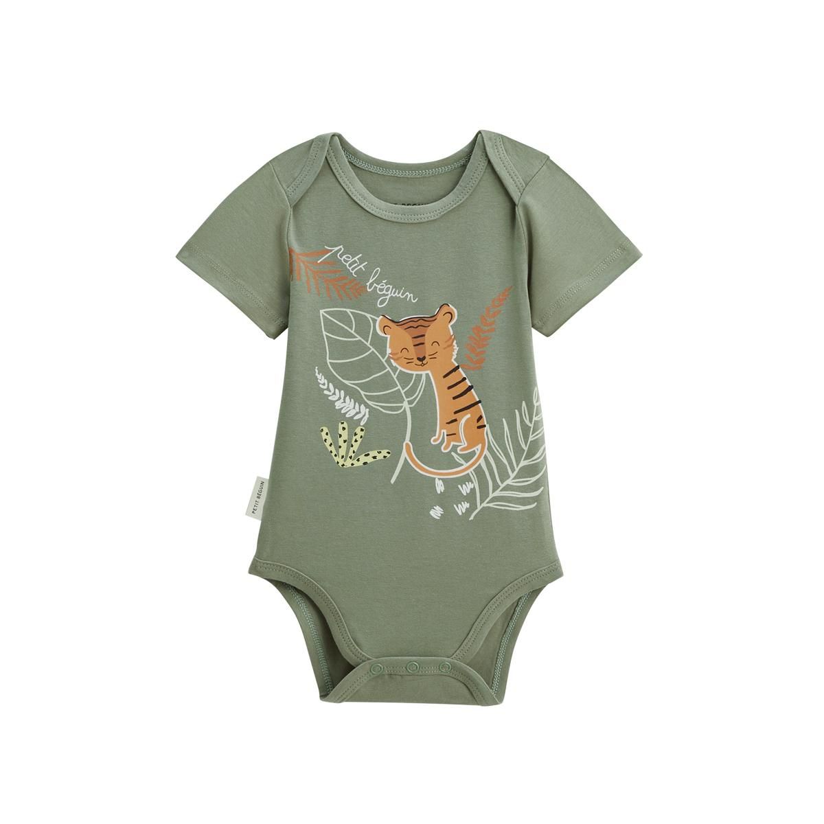 Petit Béguin Lot de 2 bodies bébé manches courtes Dumbea