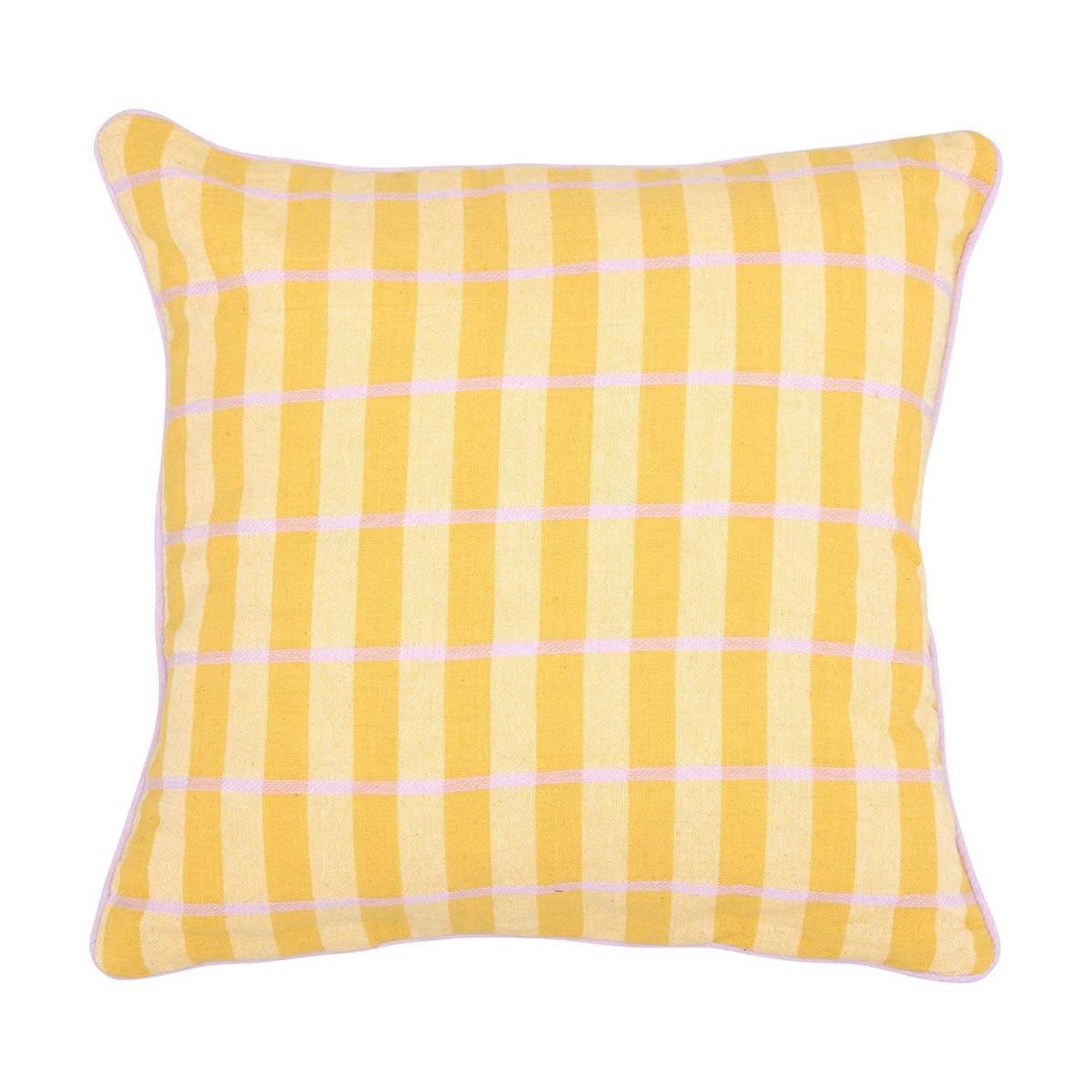 ATMOSPHERA Coussin déco  poolside  40x40cm jaune