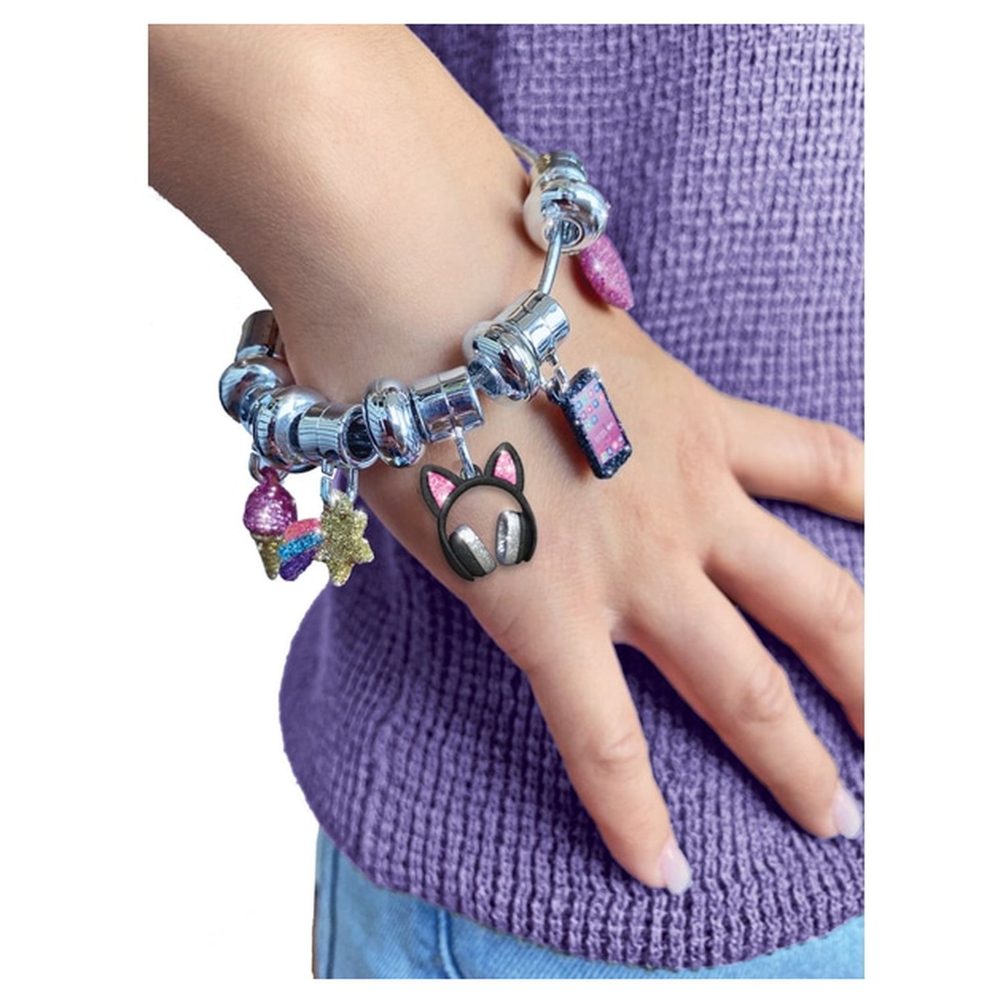 Voir la diapositive 3 : SPLASH TOYS Boîte de création bracelets Shake and Shimmer