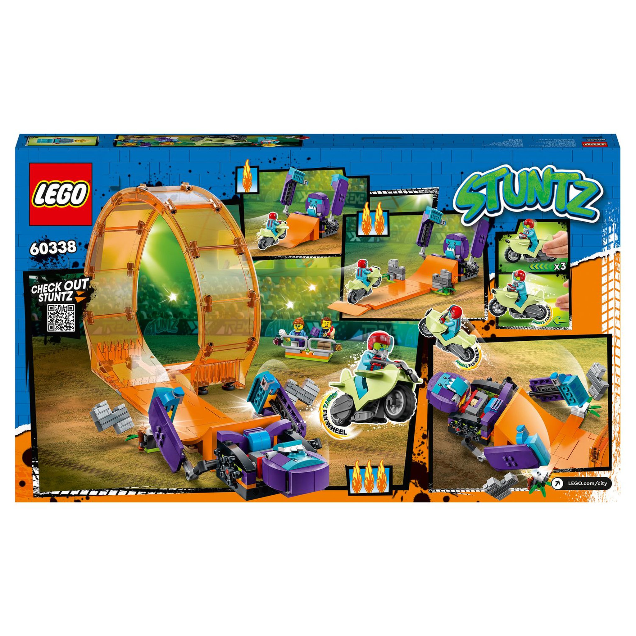 Voir la diapositive 9 : LEGO City Stuntz 60338 Le Looping du Chimpanzé Cogneur