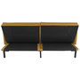 Voir la diapositive 6 : The Home Deco Factory Canapé convertible en velours Giulia