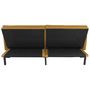 Voir la diapositive 6 : The Home Deco Factory Canapé convertible en velours Giulia