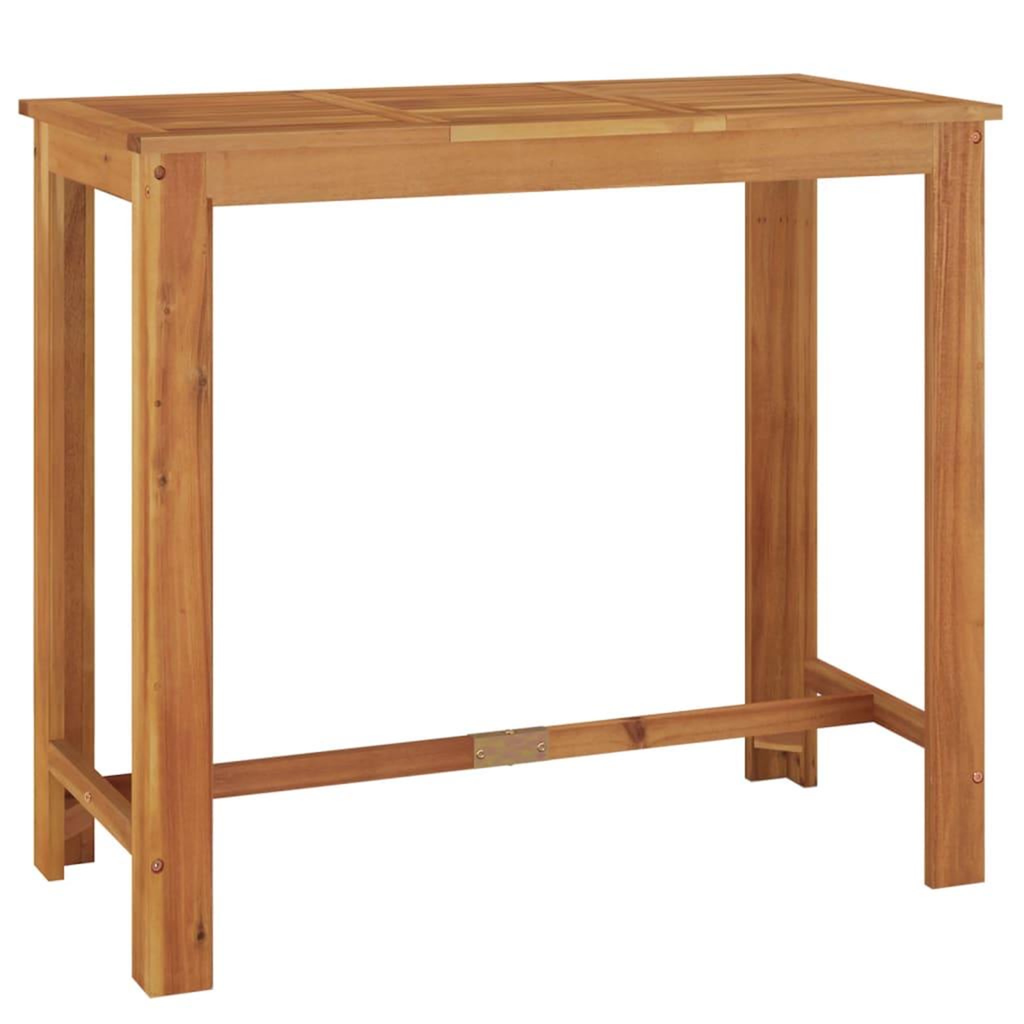 Voir la diapositive 5 : VIDAXL Ensemble de bar de jardin 5 pcs gris bois massif acacia rotin