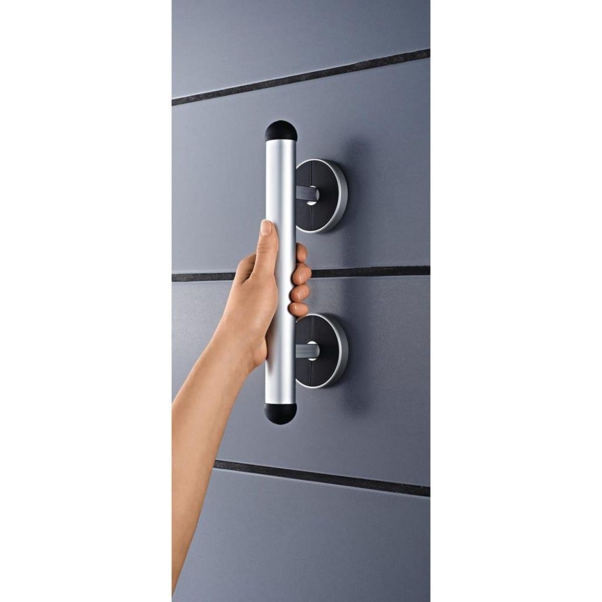 RIDDER RIDDER Barre d'appui de securite Premium 30cm Aluminium Chrome et noir