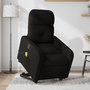 Voir la diapositive 1 : VIDAXL Fauteuil de massage inclinable Noir Tissu