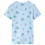 VIDAXL T-shirt pour enfants bleu clair 116