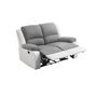 Voir la diapositive 4 : Canapé relax électrique 2 ou 3 places tissu simili HELENA
