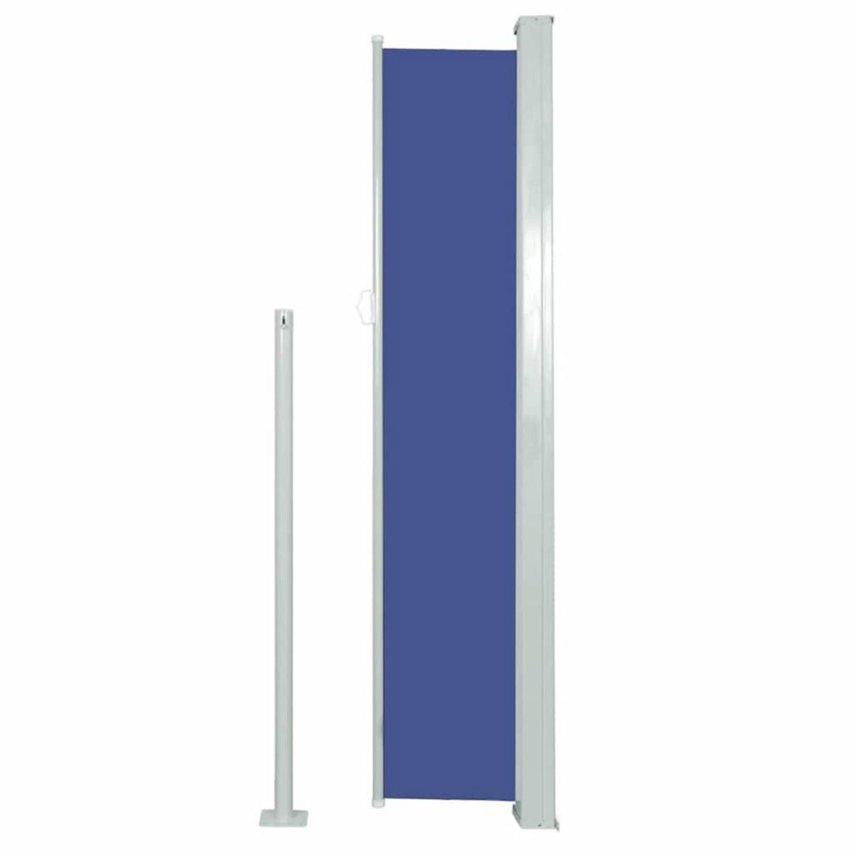 VIDAXL Auvent lateral retractable 140 x 300 cm Bleu