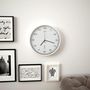 Voir la diapositive 2 : VIDAXL Horloge murale radioguidee avec mouvement a quartz 31 cm Blanc