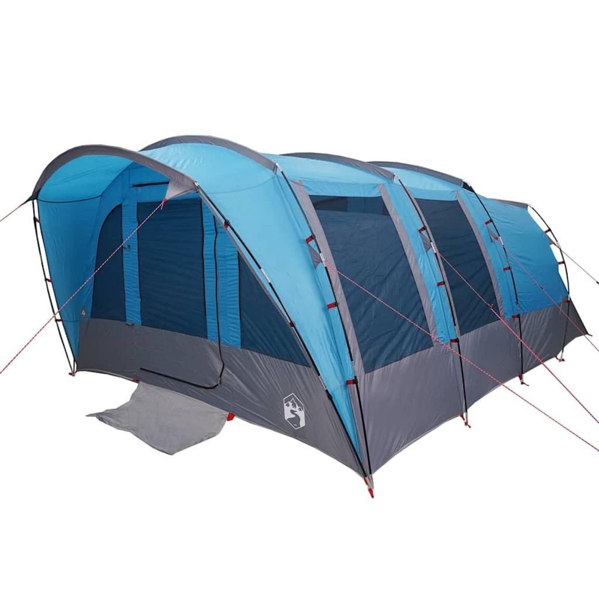 VIDAXL Tente familiale tunnel 8 personnes bleu impermeable