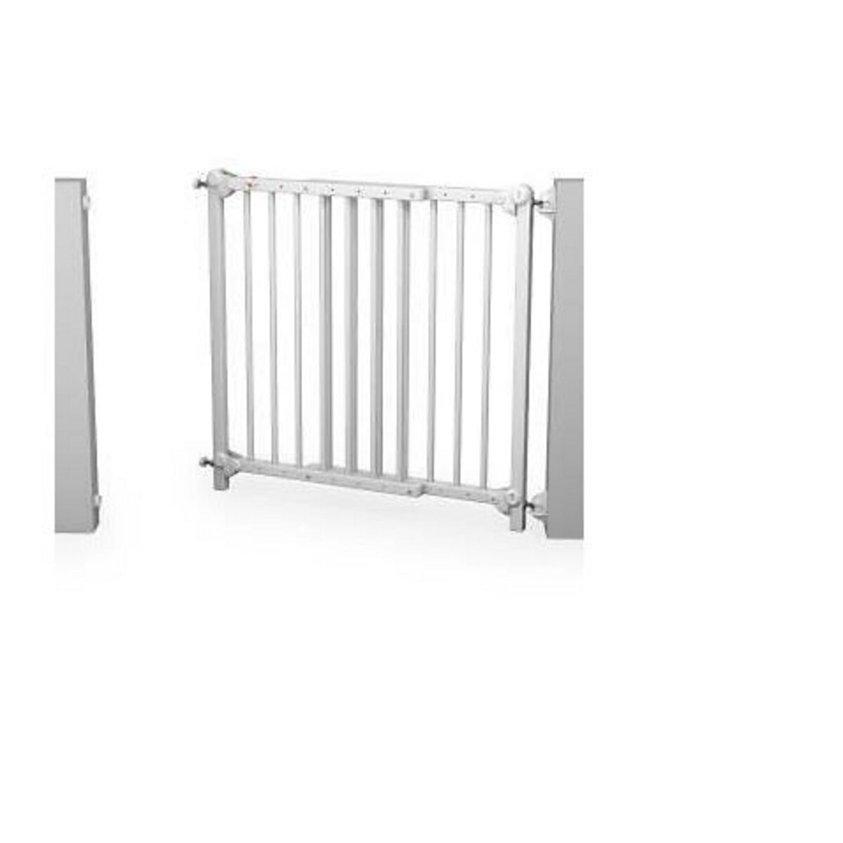 AT4 Barrière de sécurité bébé extensible en bois 73-110 cm - fixe et portillon