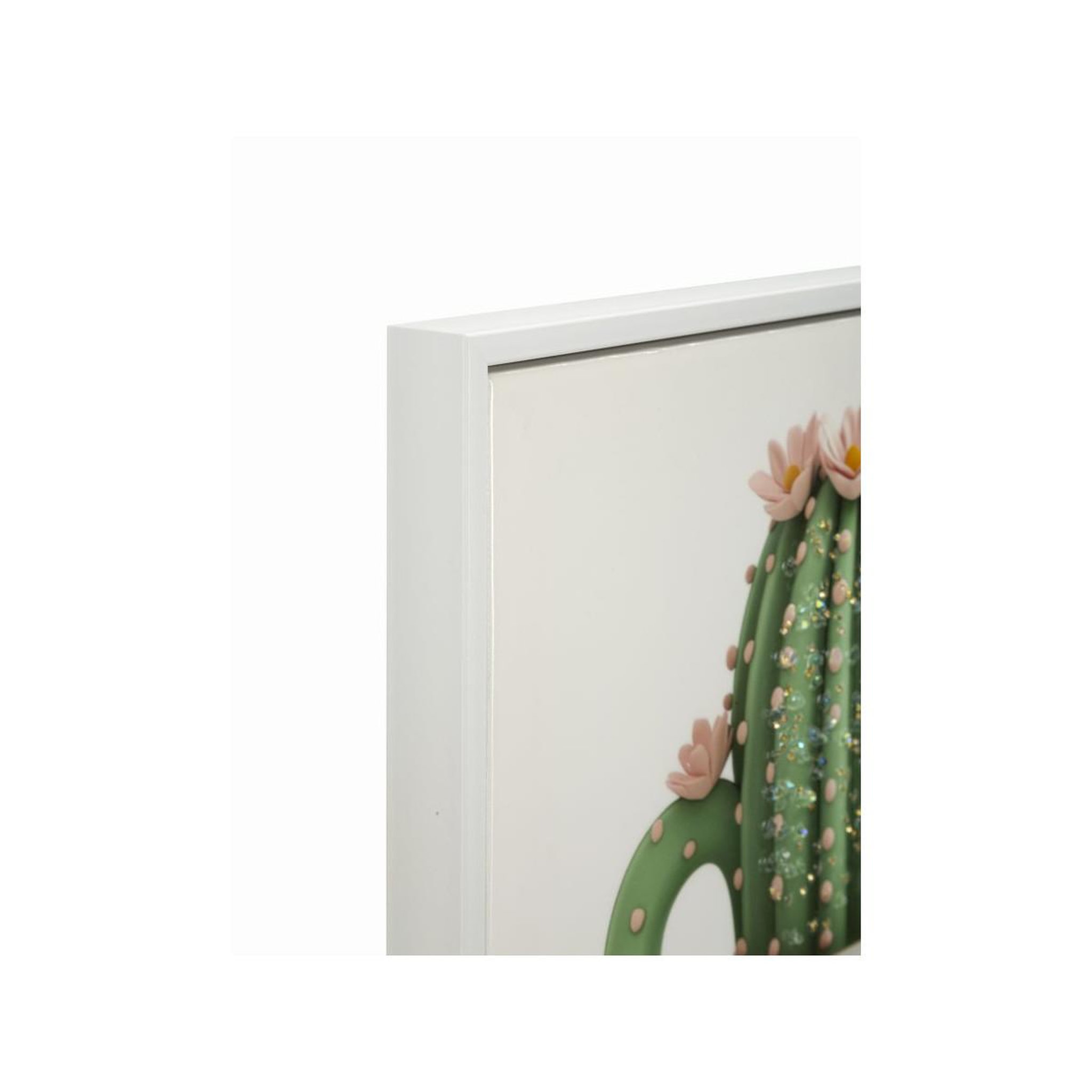 Voir la diapositive 2 : Paris Prix Tableau imprimé  cactus ii  40x40cm multicolore