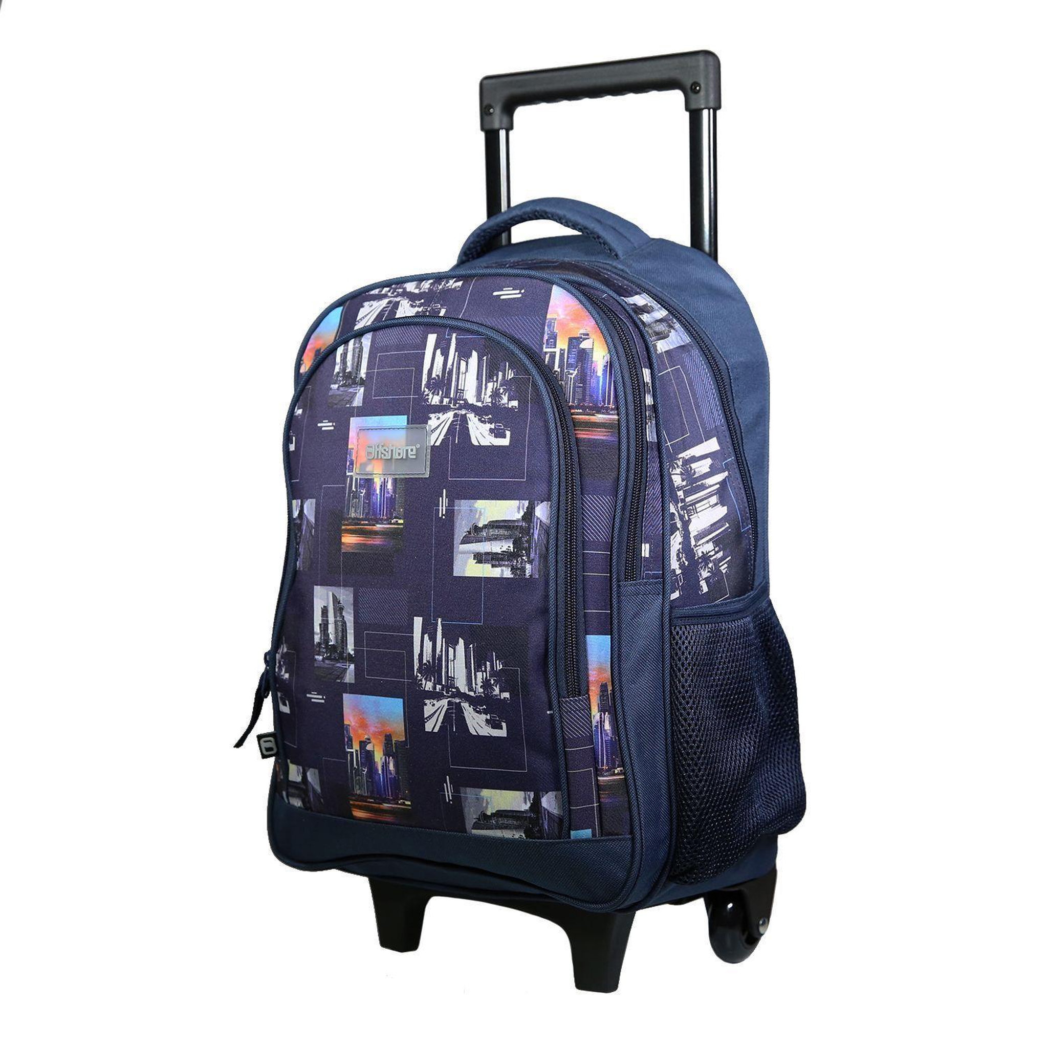 Voir la diapositive 2 : Bagtrotter BAGTROTTER Sac à dos à roulettes Offshore City Ville Bleu