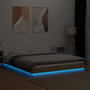 Voir la diapositive 4 : VIDAXL Cadre de lit avec lumieres LED sans matelas 160x200 cm