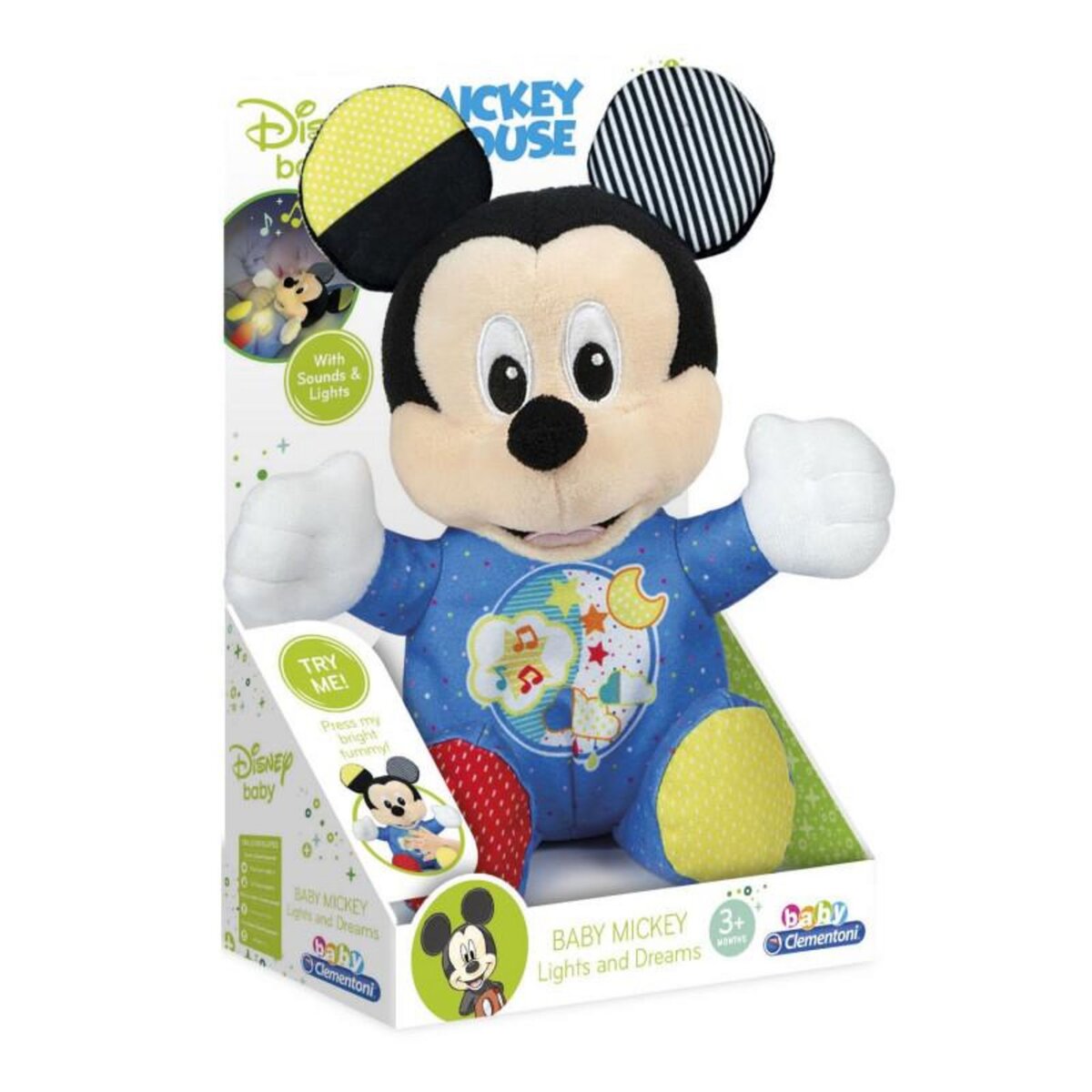 CLEMENTONI Clementoni Mickey Mouse Plush Toy with Music and Light