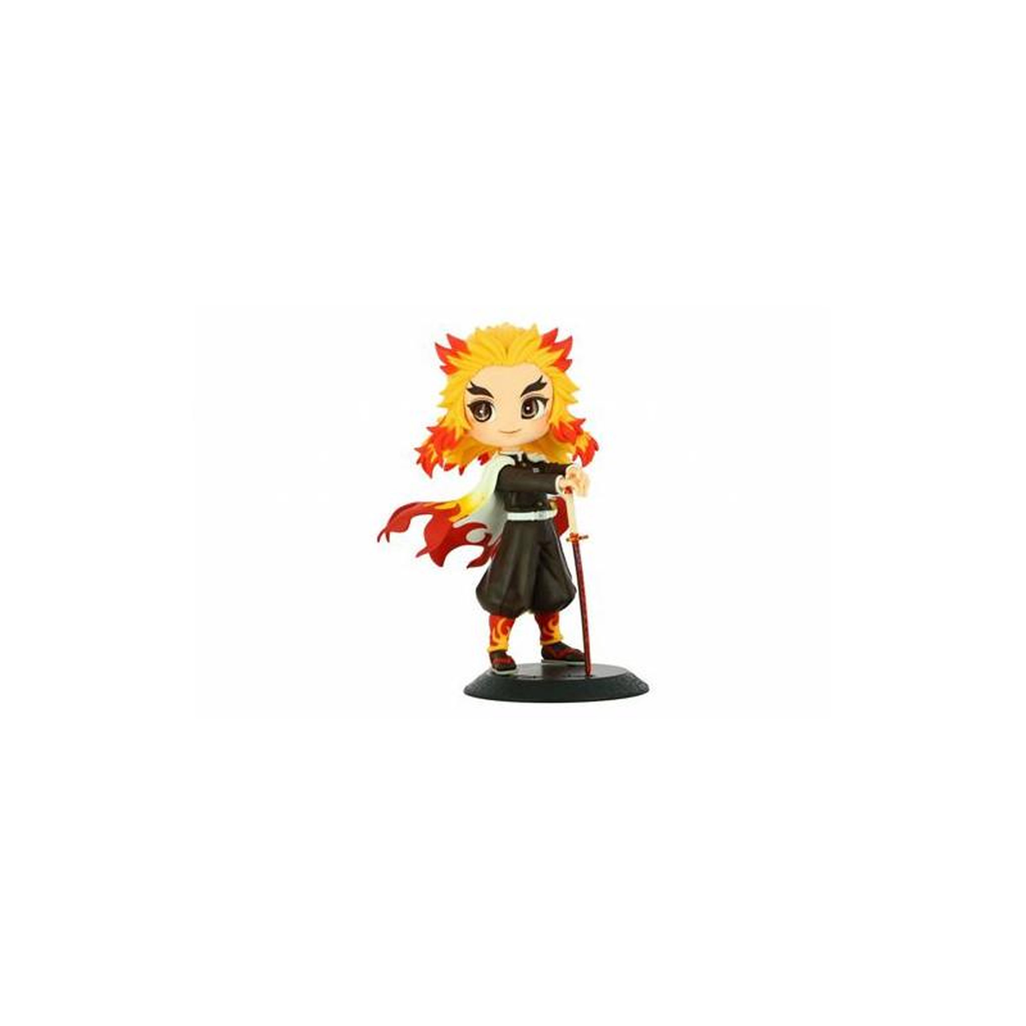 BANPRESTO Demon Slayer Kimetsu No Yaiba Figurine Kyojuro Rengoku Q Posket version A