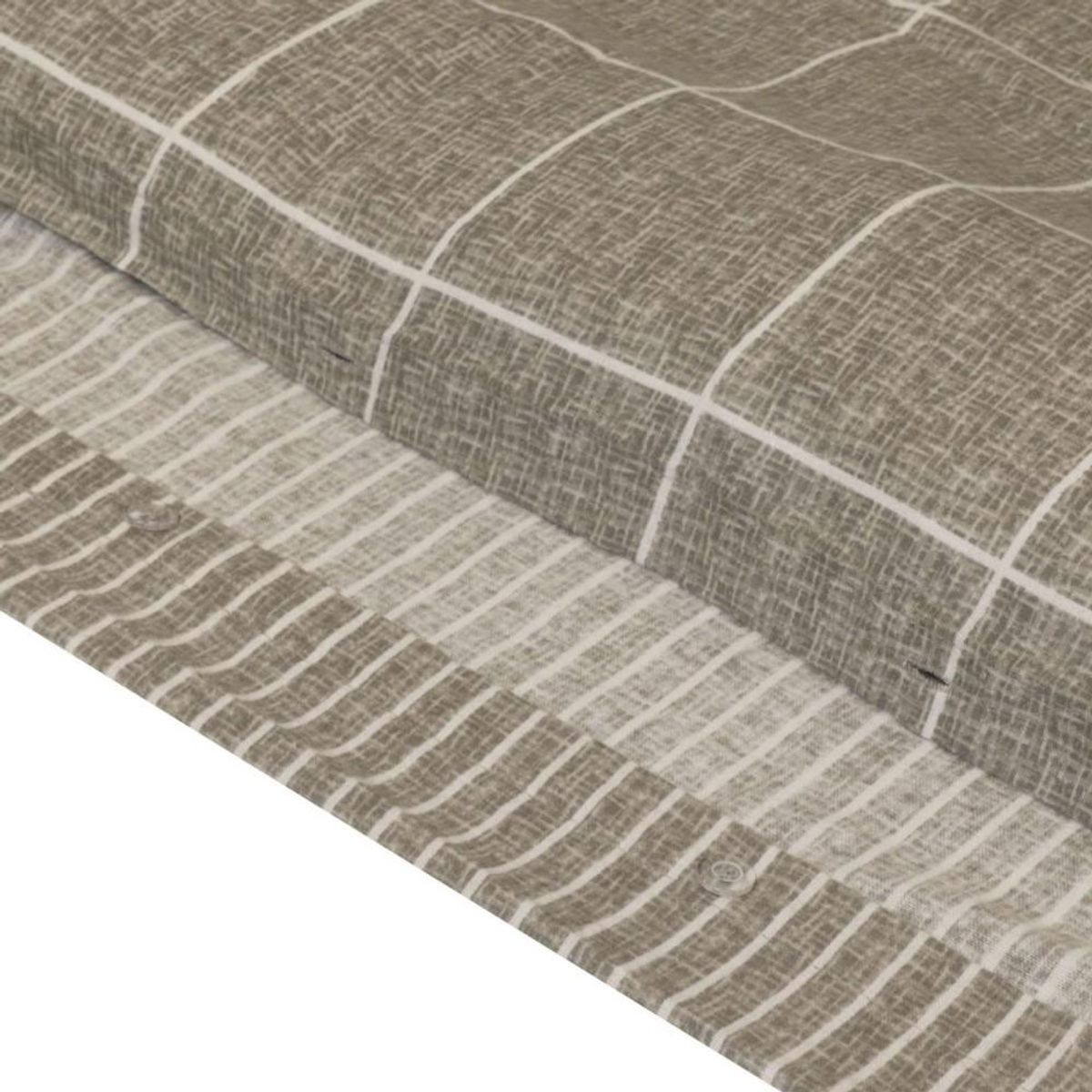 Dourev Housse de couette 240x220 + 2 taies flanelle 100% coton